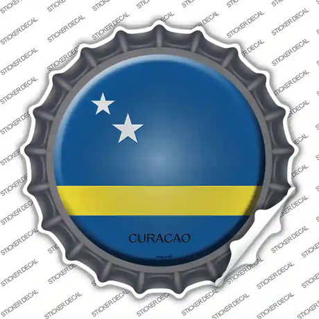 Curacao Country Novelty Bottle Cap Sticker Decal