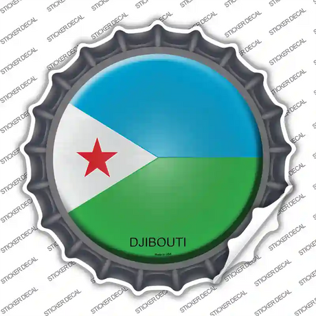 Djibouti Country Novelty Bottle Cap Sticker Decal