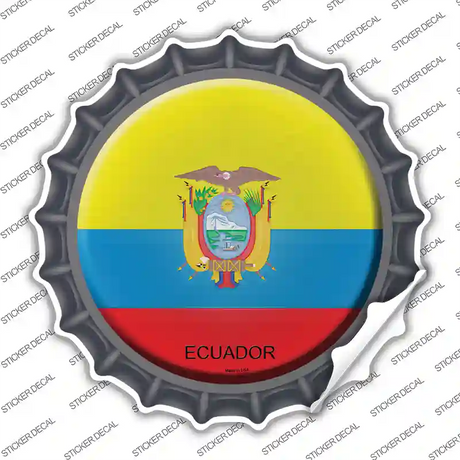 Ecuador Country Novelty Bottle Cap Sticker Decal