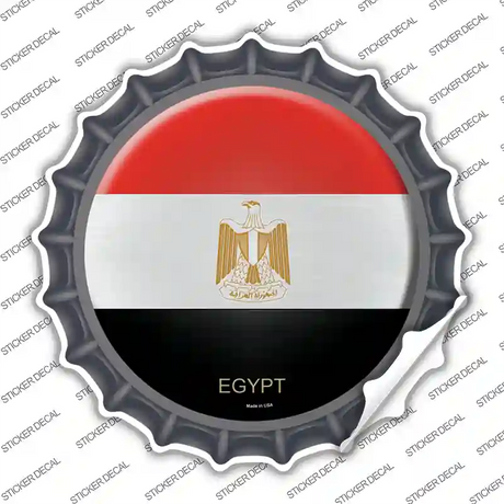 Egypt Country Novelty Bottle Cap Sticker Decal