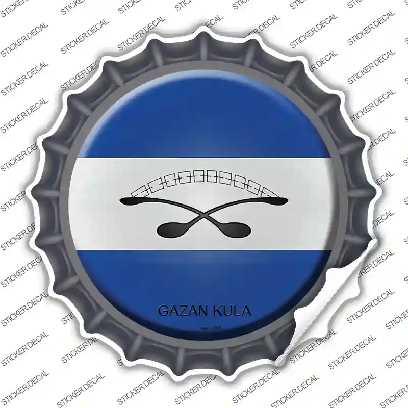 Gazan Kula Country Novelty Bottle Cap Sticker Decal