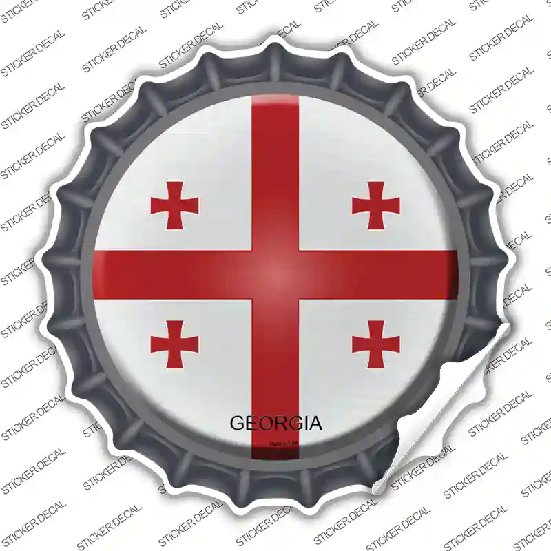 Georgia Country Novelty Bottle Cap Sticker Decal