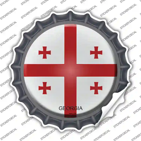 Georgia Country Novelty Bottle Cap Sticker Decal