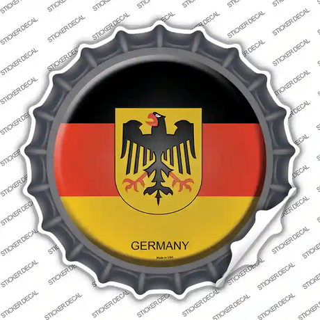 Germany Country Novelty Bottle Cap Sticker Decal