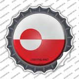 Greenland Country Novelty Bottle Cap Sticker Decal