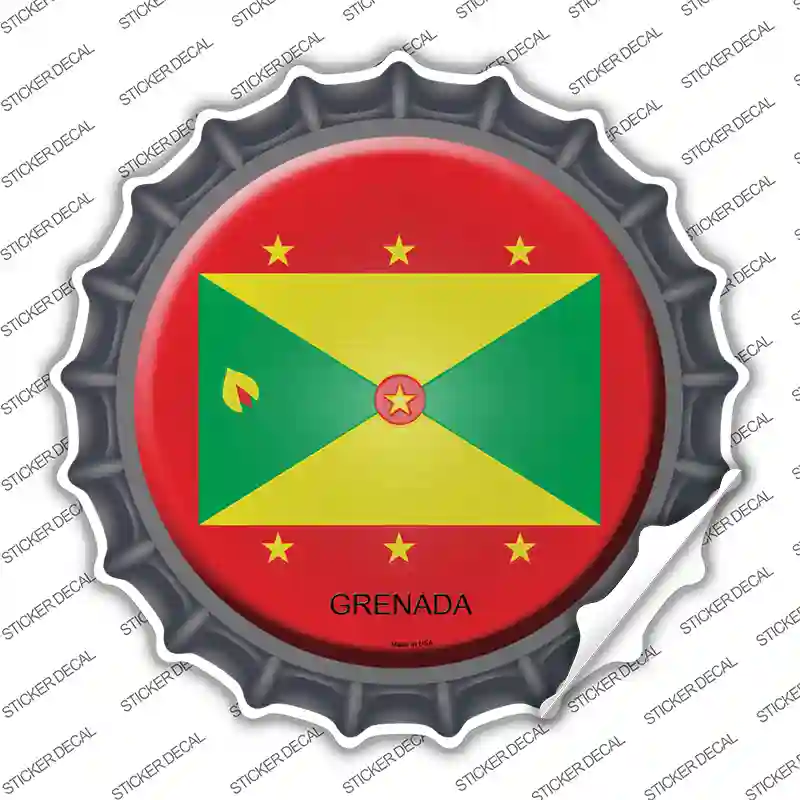 Grenada Country Novelty Bottle Cap Sticker Decal