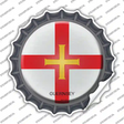 Guernsey Country Novelty Bottle Cap Sticker Decal
