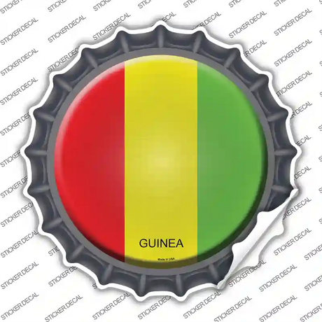 Guinea Country Novelty Bottle Cap Sticker Decal