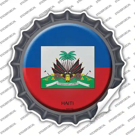 Haiti Country Novelty Bottle Cap Sticker Decal