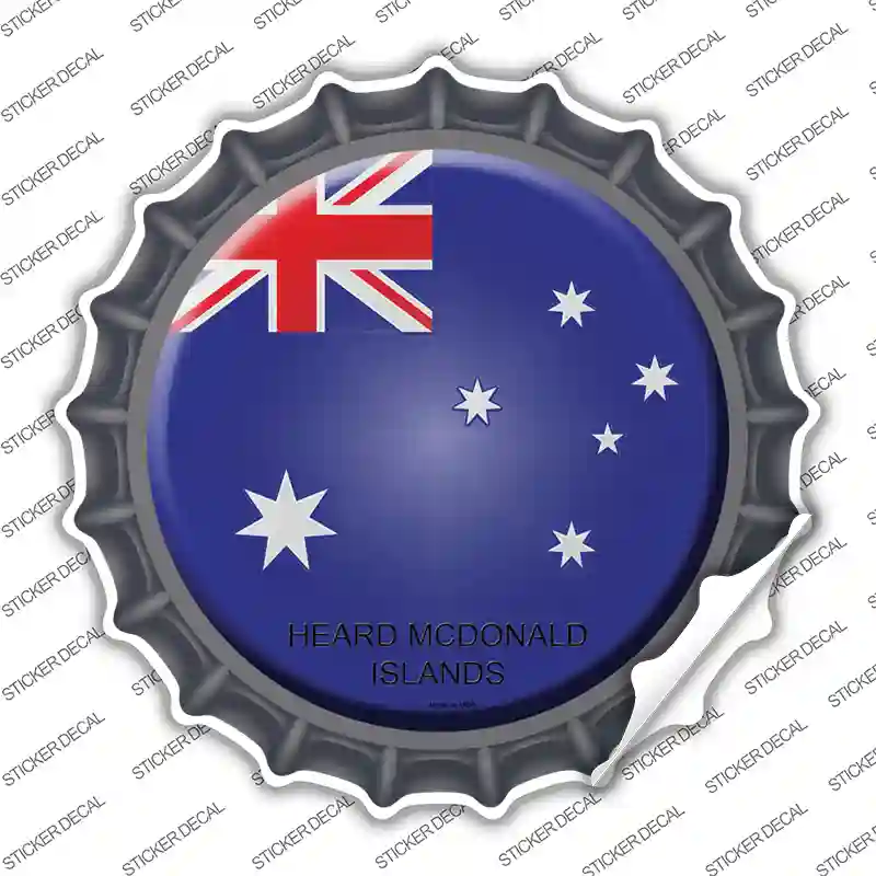 Heard McDonald Islands Country Novelty Bottle Cap Sticker Decal