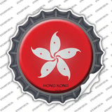 Hong Kong Country Novelty Bottle Cap Sticker Decal