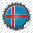 Iceland Country Novelty Bottle Cap Sticker Decal