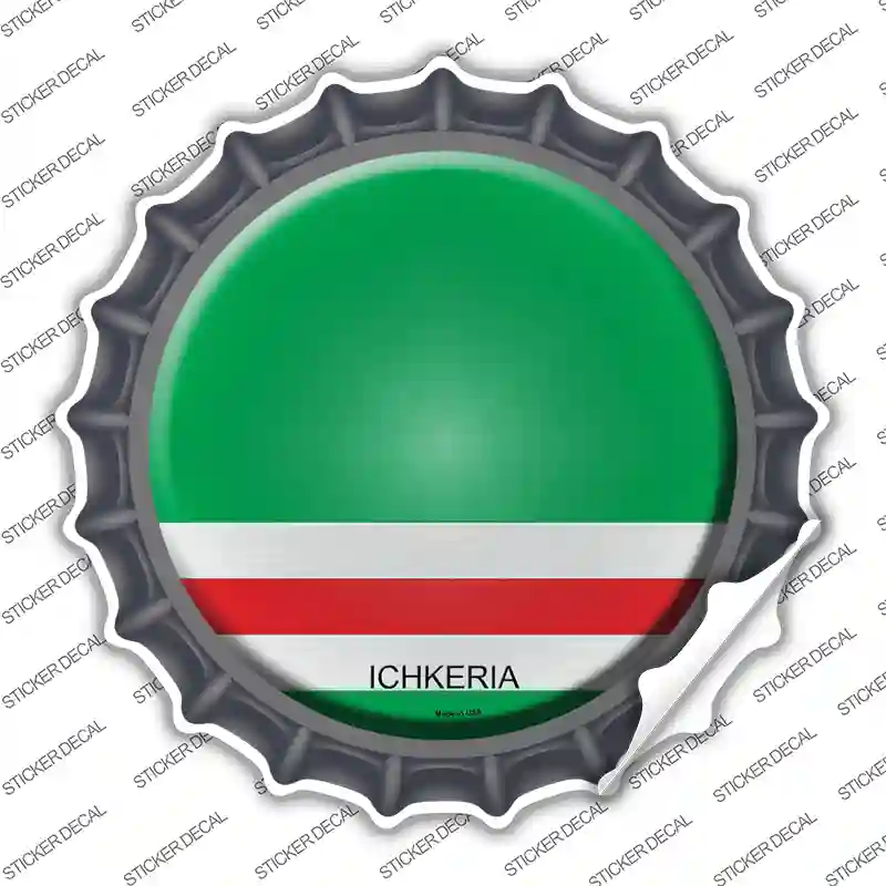Ichkeria Country Novelty Bottle Cap Sticker Decal