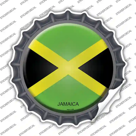 Jamaica Country Novelty Bottle Cap Sticker Decal