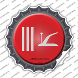 Jammu Kashmir Country Novelty Bottle Cap Sticker Decal