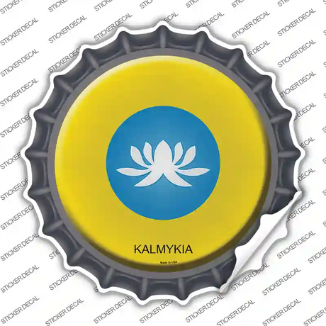 Kalmykia Country Novelty Bottle Cap Sticker Decal