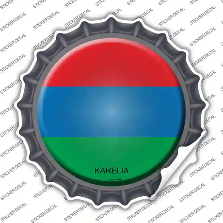 Karelia Country Novelty Bottle Cap Sticker Decal