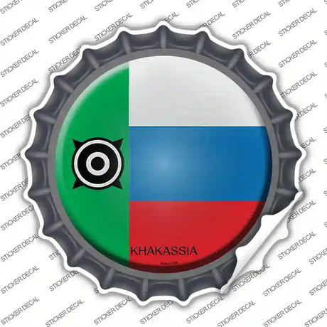 Khakassia Country Novelty Bottle Cap Sticker Decal
