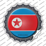 North Korea Country Novelty Bottle Cap Sticker Decal