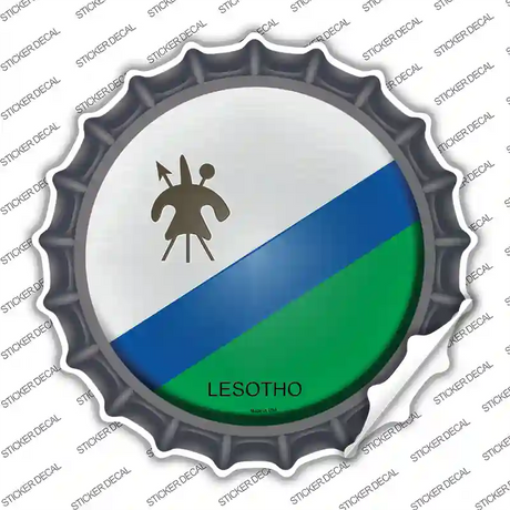 Lesotho Country Novelty Bottle Cap Sticker Decal