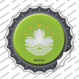 Macao Country Novelty Bottle Cap Sticker Decal