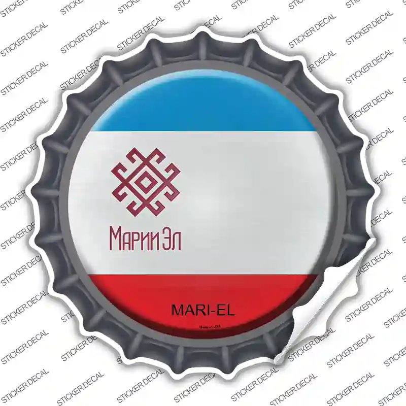 Mari El Country Novelty Bottle Cap Sticker Decal