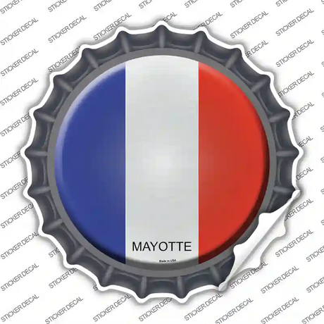Mayotte Country Novelty Bottle Cap Sticker Decal