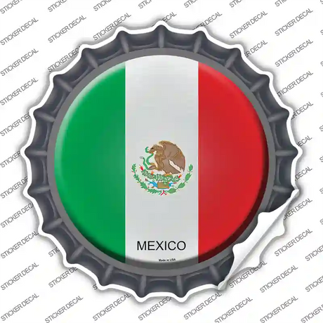Mexico Country Novelty Bottle Cap Sticker Decal