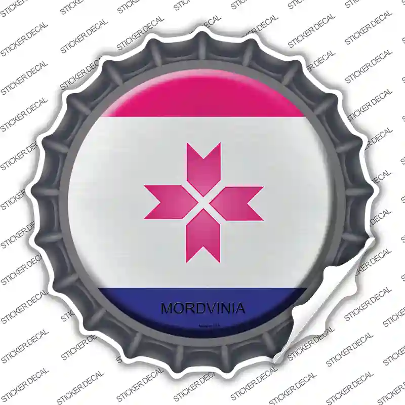 Mordvinia Country Novelty Bottle Cap Sticker Decal