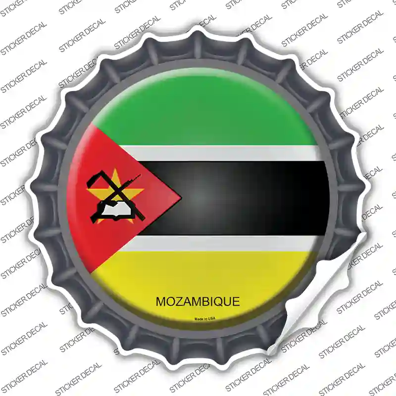 Mozambique Country Novelty Bottle Cap Sticker Decal