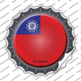 Myanmar Country Novelty Bottle Cap Sticker Decal