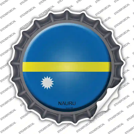 Nauru Country Novelty Bottle Cap Sticker Decal