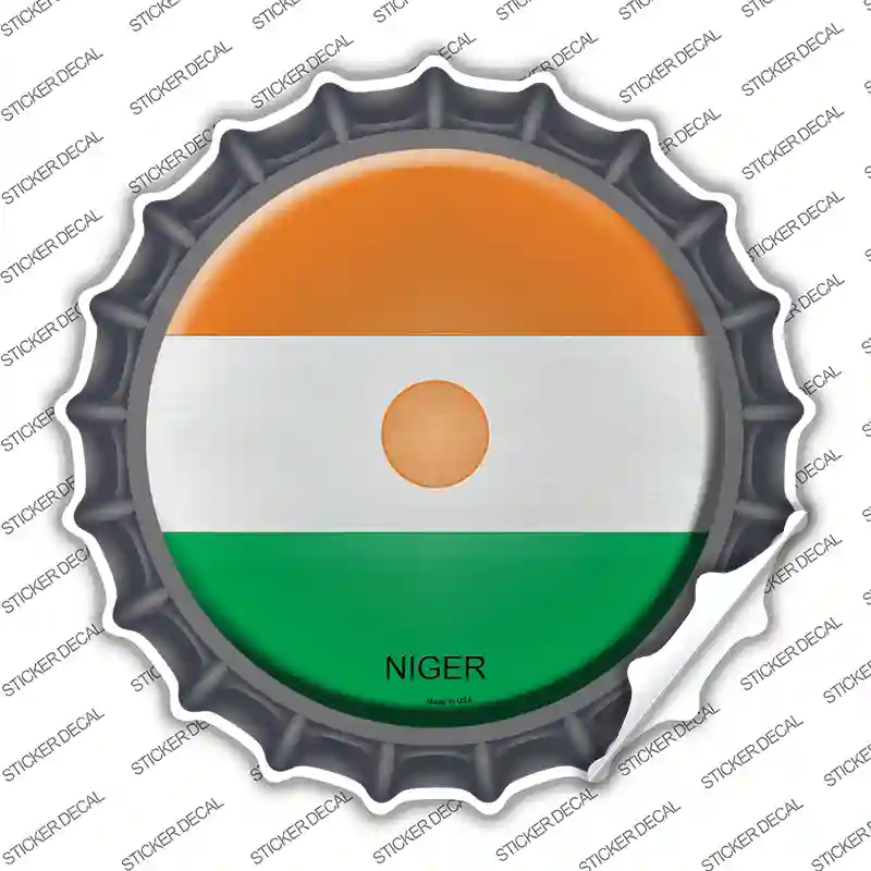 Niger Country Novelty Bottle Cap Sticker Decal