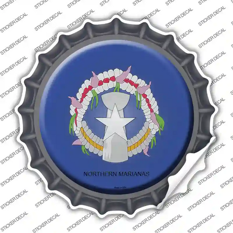 Northern Marianas Country Novelty Bottle Cap Sticker Decal