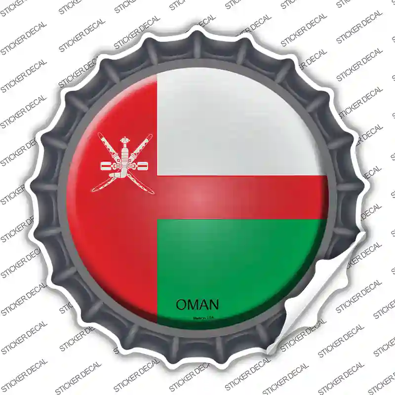 Oman Country Novelty Bottle Cap Sticker Decal