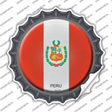 Peru Country Novelty Bottle Cap Sticker Decal