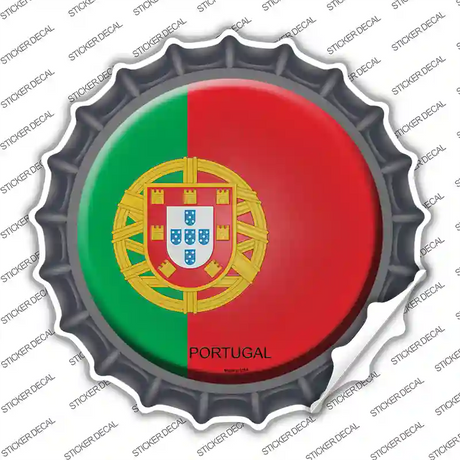 Portugal Country Novelty Bottle Cap Sticker Decal