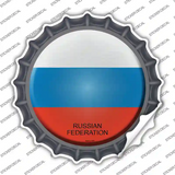 Russian Federation Country Novelty Bottle Cap Sticker Decal