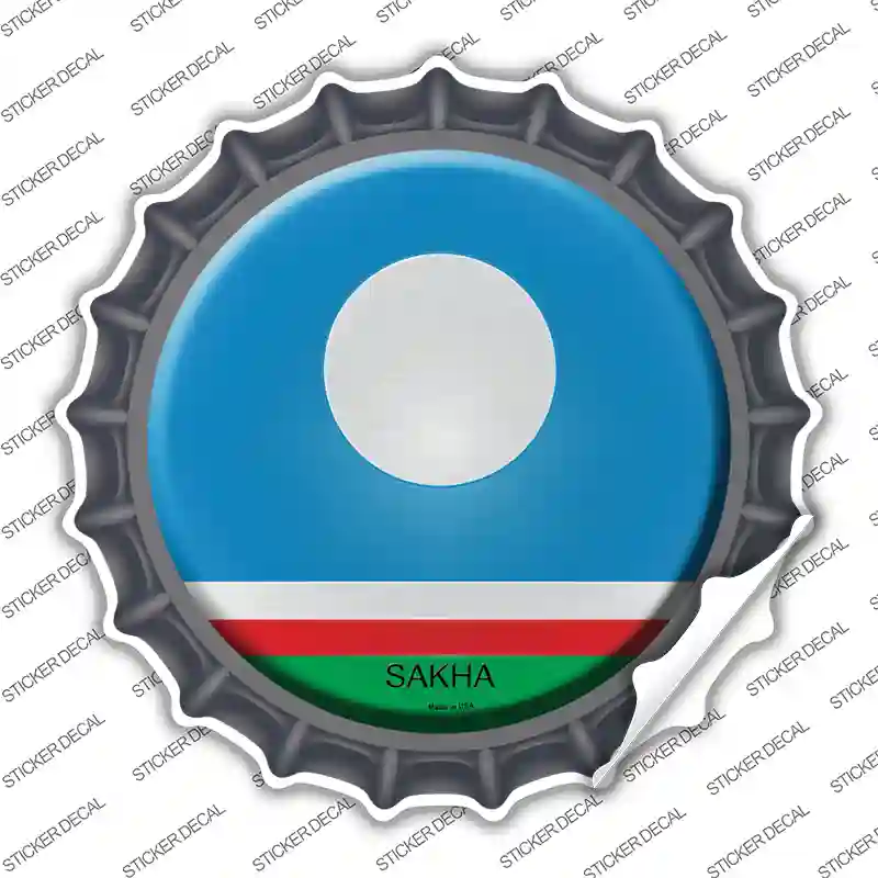 Sakha Country Novelty Bottle Cap Sticker Decal