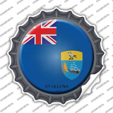 St Helena Country Novelty Bottle Cap Sticker Decal