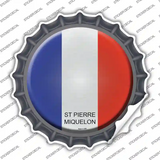 St Pierre Miquelon Country Novelty Bottle Cap Sticker Decal