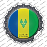 St Vincent Grenadines Country Novelty Bottle Cap Sticker Decal