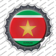 Surinam Country Novelty Bottle Cap Sticker Decal