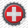 Switzerland Country Novelty Bottle Cap Sticker Decal