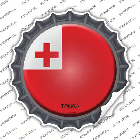 Tonga Country Novelty Bottle Cap Sticker Decal