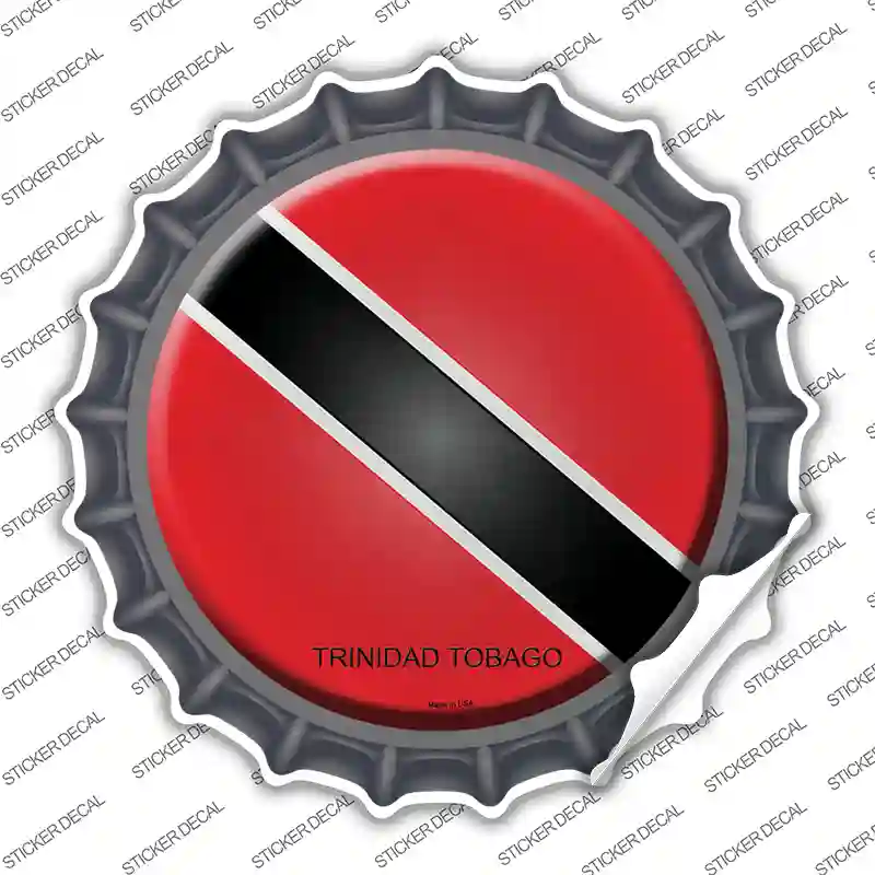 Trinidad Tobago Country Novelty Bottle Cap Sticker Decal