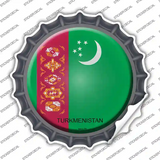 Turkmenistan Country Novelty Bottle Cap Sticker Decal