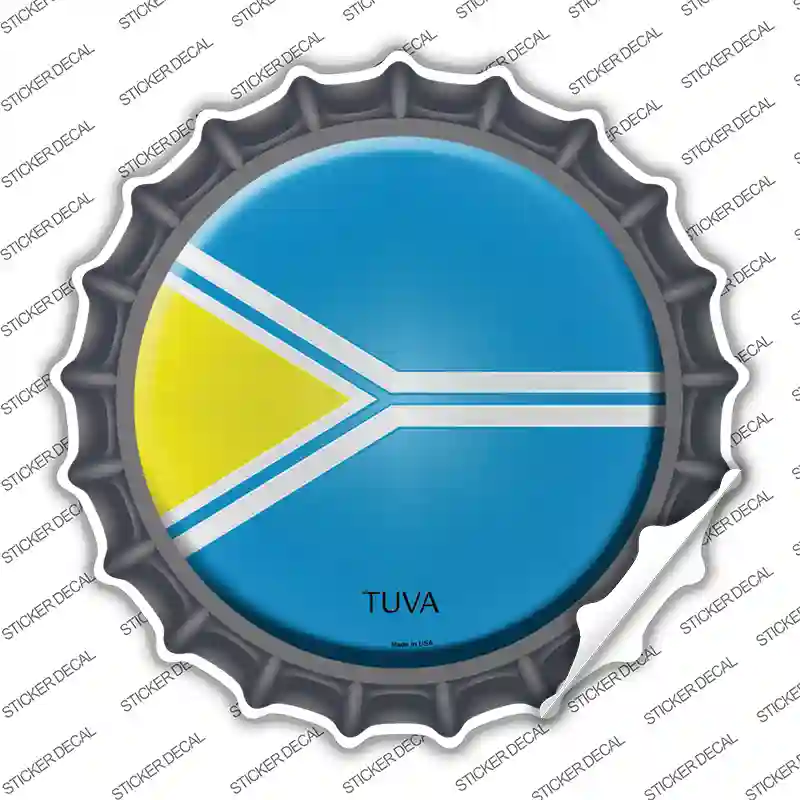 Tuva Country Novelty Bottle Cap Sticker Decal