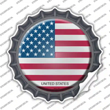 United States Country Novelty Bottle Cap Sticker Decal