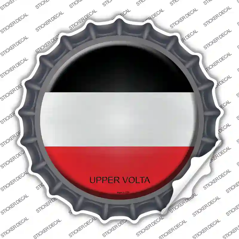 Upper Volta Country Novelty Bottle Cap Sticker Decal